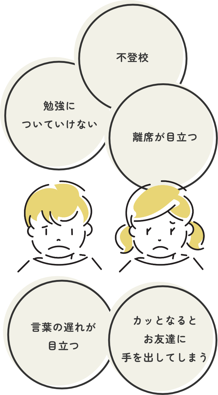 他にも子どものことでたくさんの悩みが…